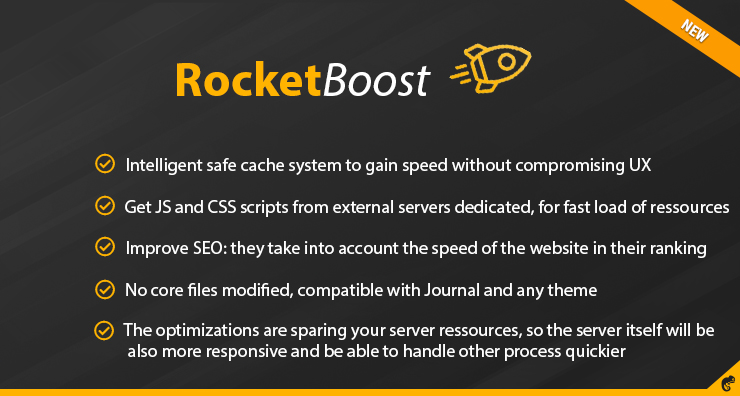 RocketBoost - Speed up your opencart!